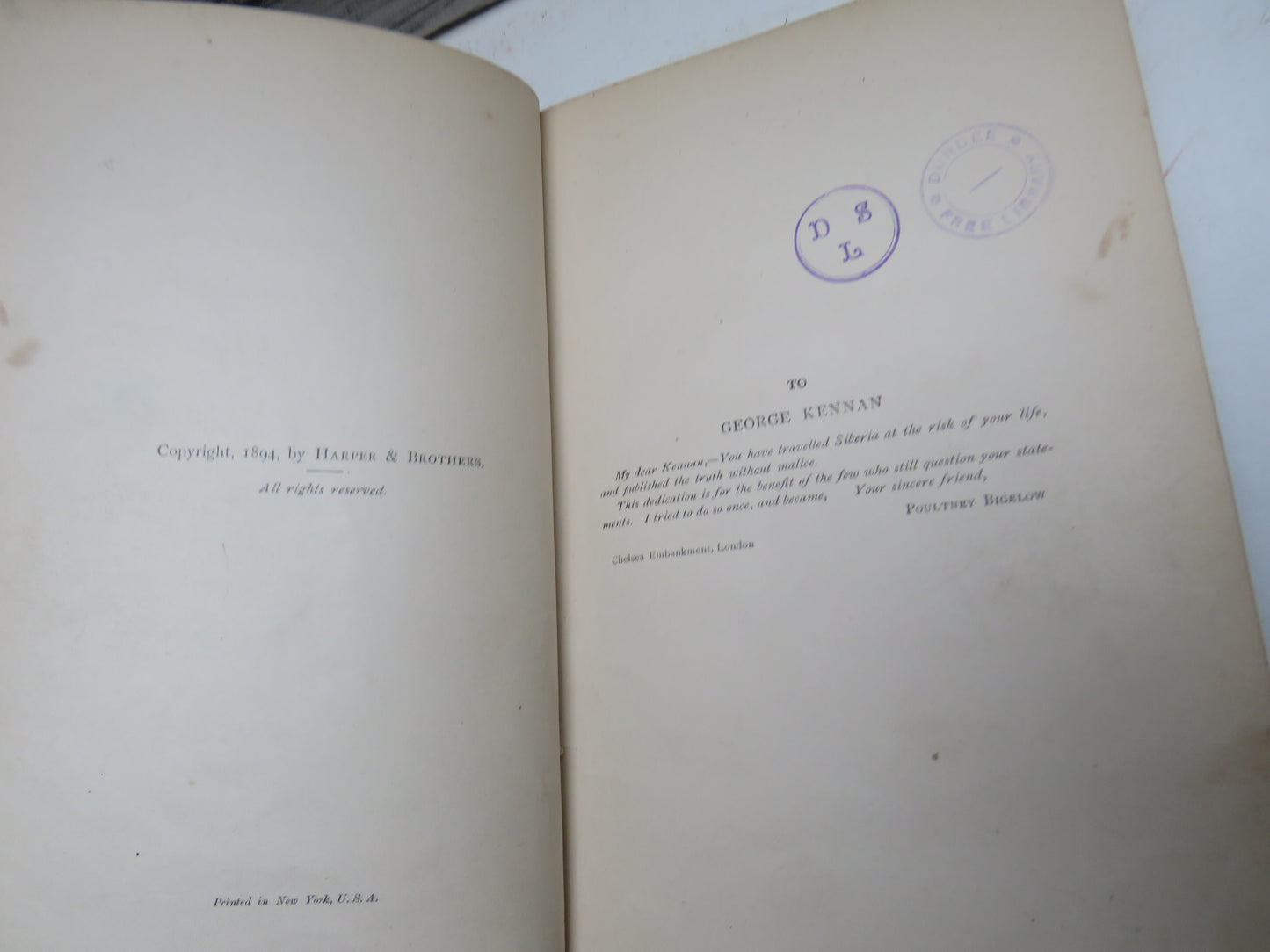 The Borderland of Czar and Kaiser Notes From Both Sides of The Russian Frontier By Poultney Bigelow 1895