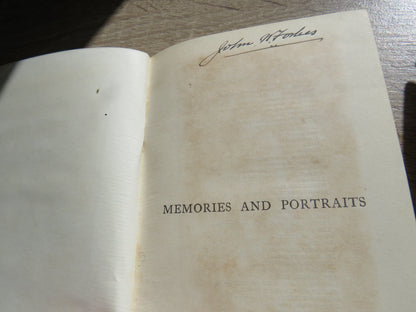 Memories and Portraits By Robert Louis Stevenson 1912 book image 3