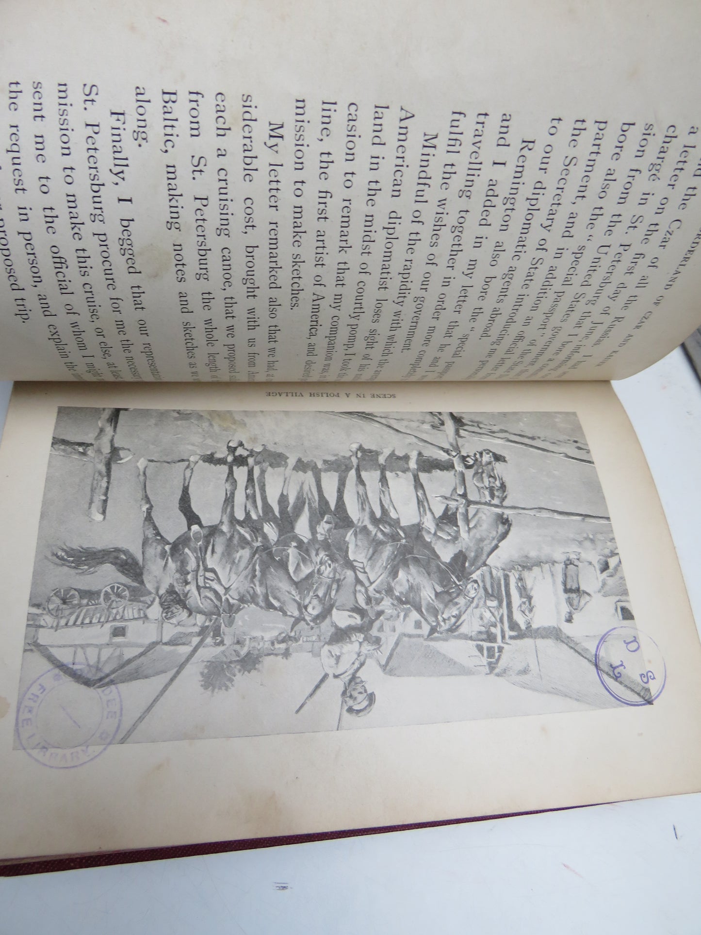 The Borderland of Czar and Kaiser Notes From Both Sides of The Russian Frontier By Poultney Bigelow 1895