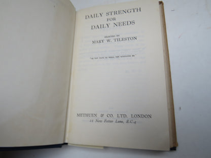 Daily Strengths For Daily Needs Selected By Mary W. Tileston 1964 book image 4