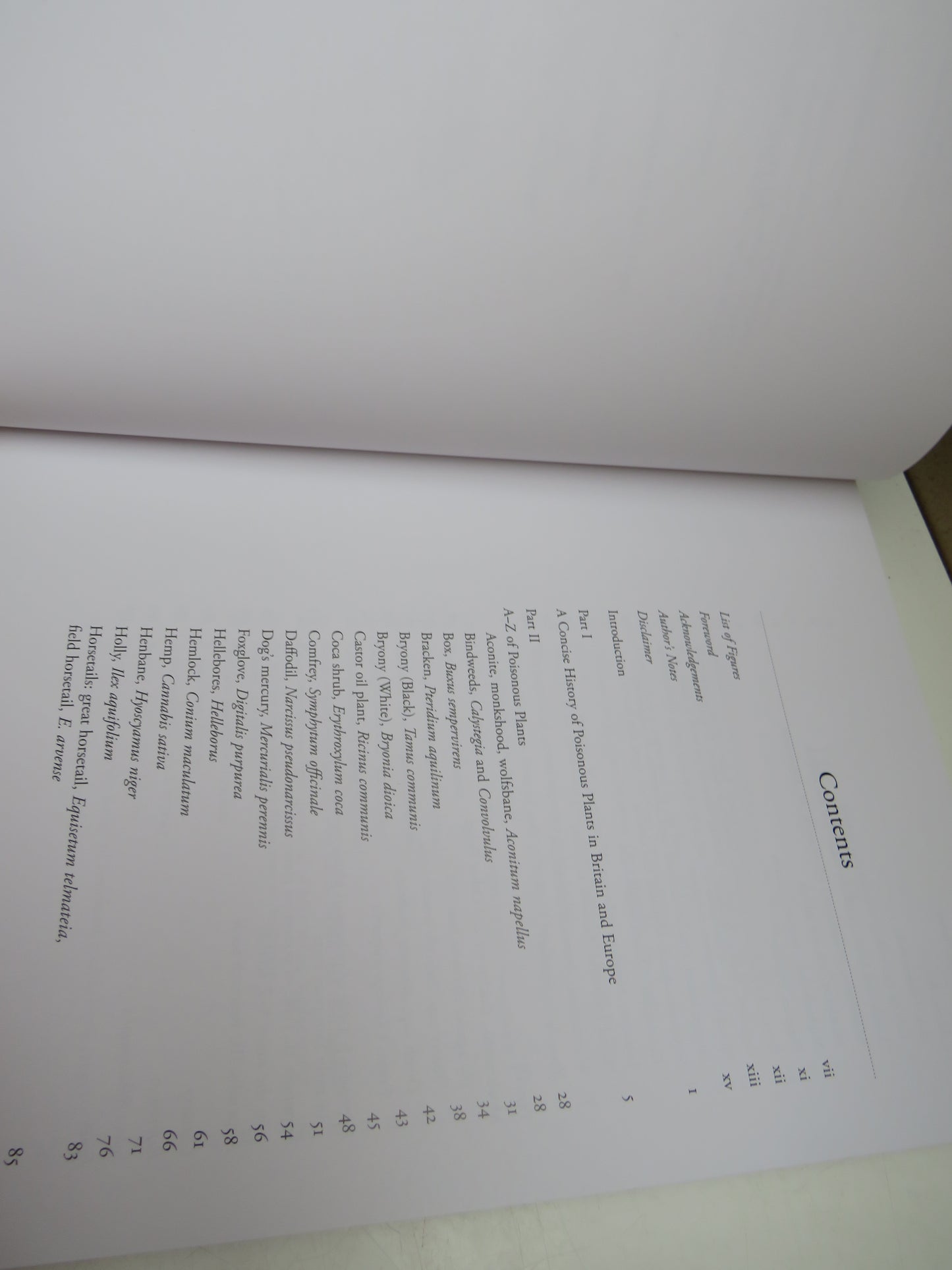 Poisonous Plants, A Cultural and Social History by Robert Bevan-Jones, 2009