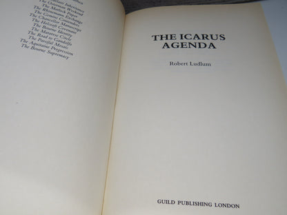 The Icarus Agenda By Robert Ludlum 1988 book image 3