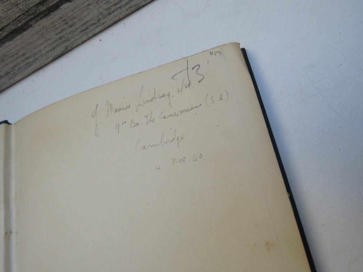 A Buried Life Personal Recollections of A. E. Housman By Percy Withers 1940