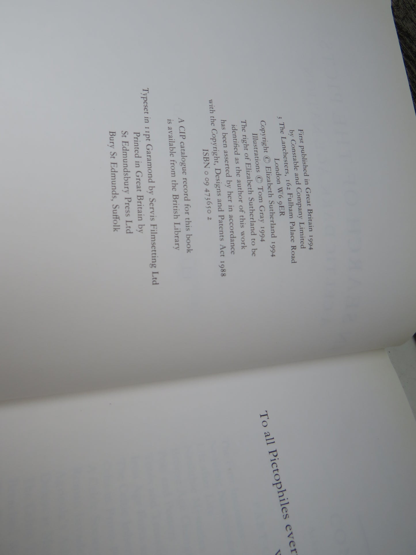 In Search of The Picts A Celtic Dark Age Nation By Elizabeth Sutherland 1994