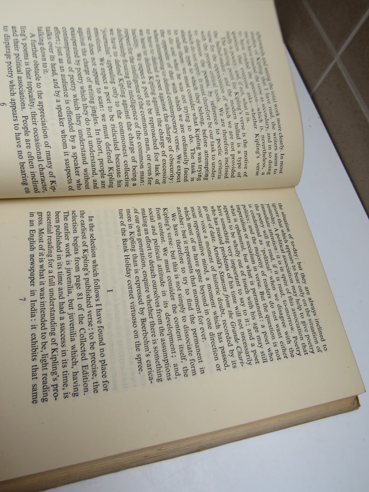 A Choice of Kipling's Verse made by T. S. Eliot with an essay on Rudyard Kipling, 1948