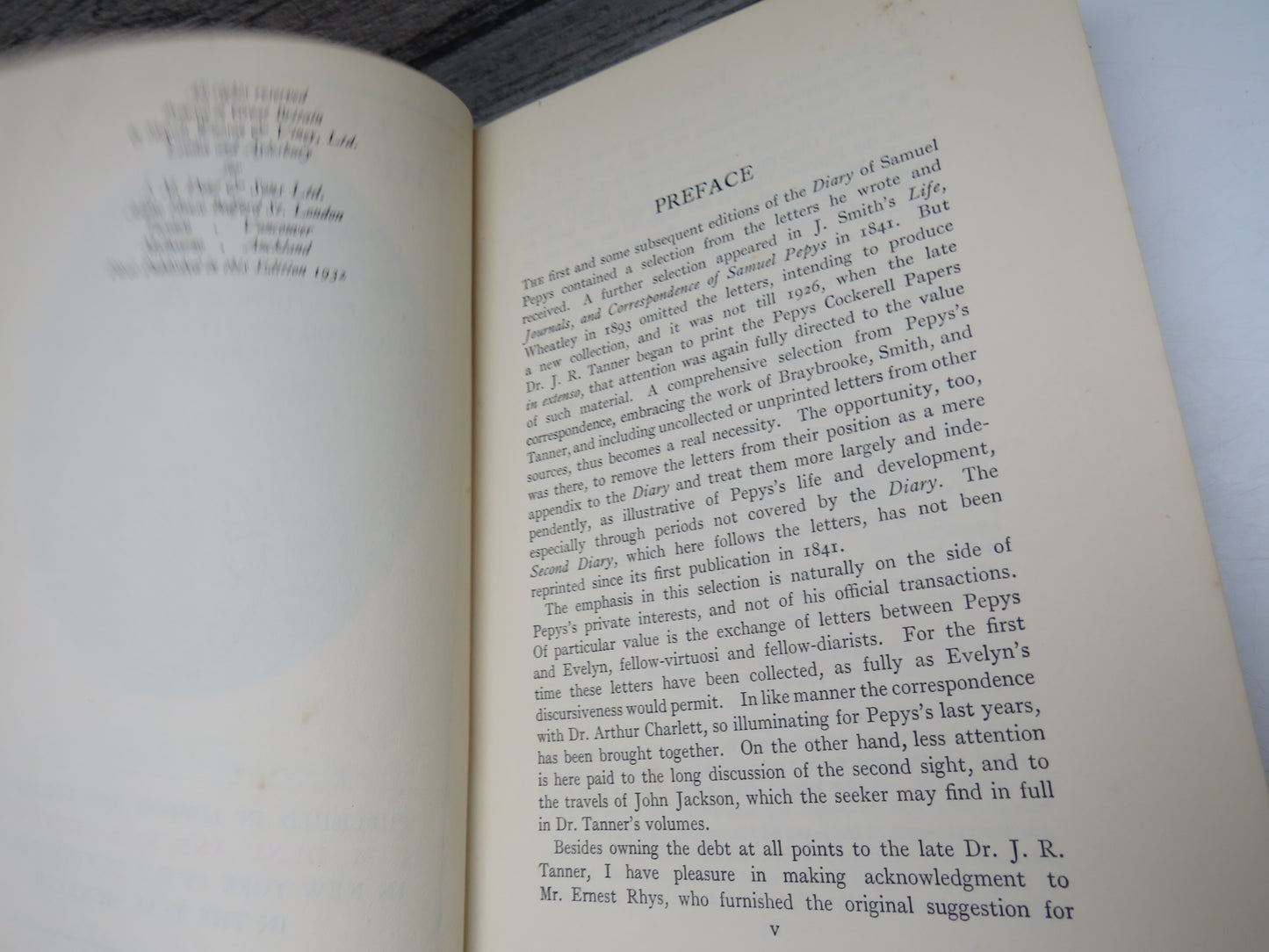 Letters and The Second Diary of Samuel Pepys 1932