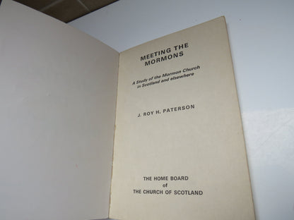 Meeting the Mormons, A Study of the Mormon Church in Scotland and elsewhere by J. Roy H. Paterson, 1 book image 3