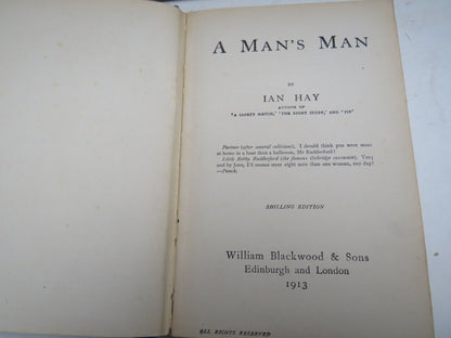 A Man's Man By Ian Hay 1913 book image 3