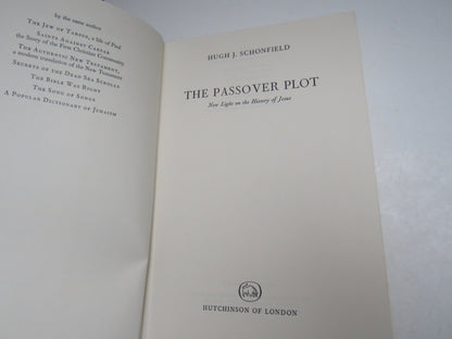 The Passover Plot New Light On The History of Jesus By Hugh J. Schonfield 1966 book image 2
