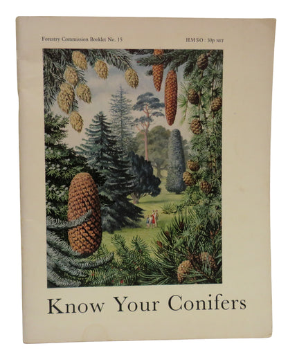 Know Your Conifers by Herbert L. Edlin, Forestry Commission Booklet No. 15, 1971 book front cover