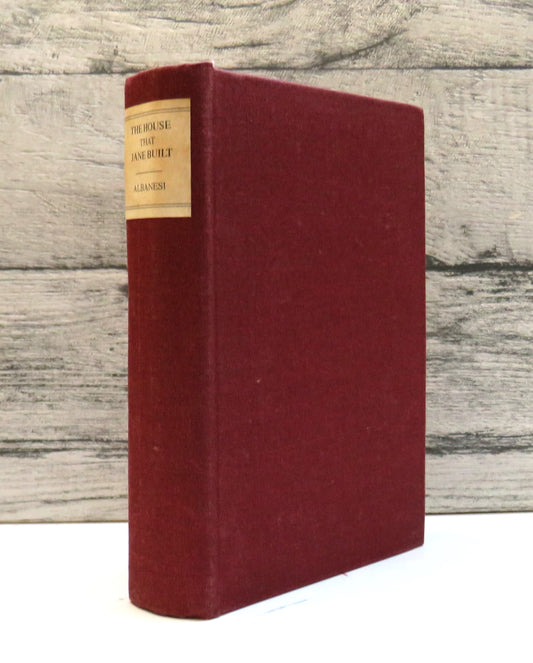The House That Jane Built By E. Maria Albanesi 1930