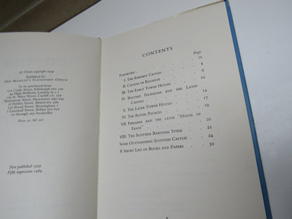 Scottish Castles An Introduction To The Castles of Scotland By The Late W. Douglas Simpson 1959 book image 4