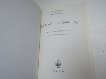 Edinburgh In Its Golden Age by William K. Ritchie 1967 book image 2