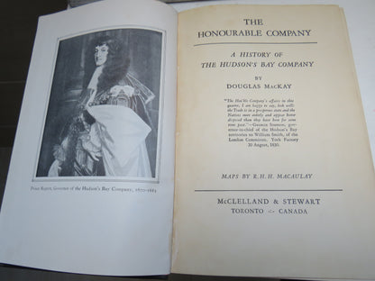 The Honourable Company A History of The Hudson's Bay Company By Douglas MacKay 1936 book image 3