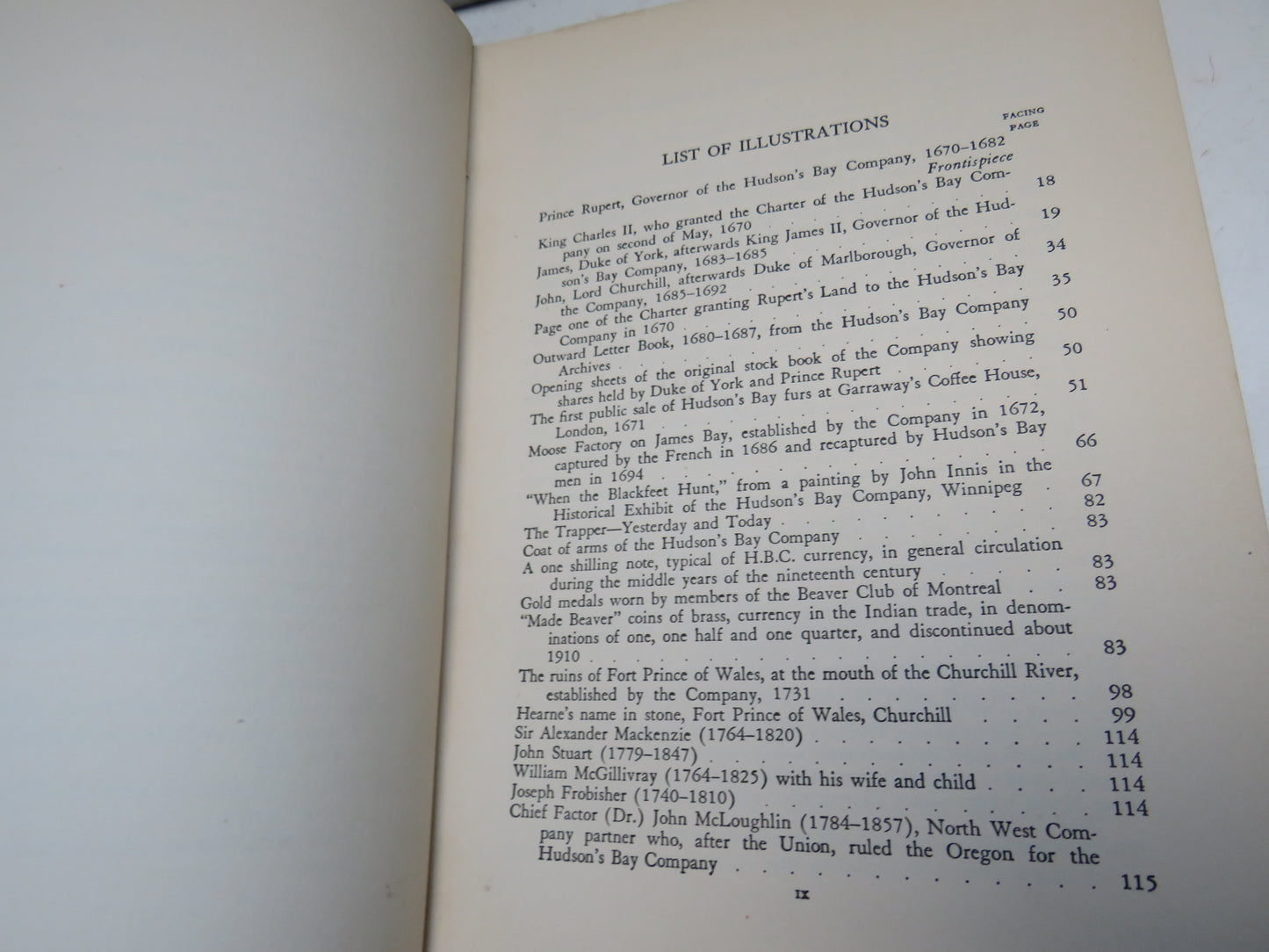 The Honourable Company A History of The Hudson's Bay Company By Douglas MacKay 1936