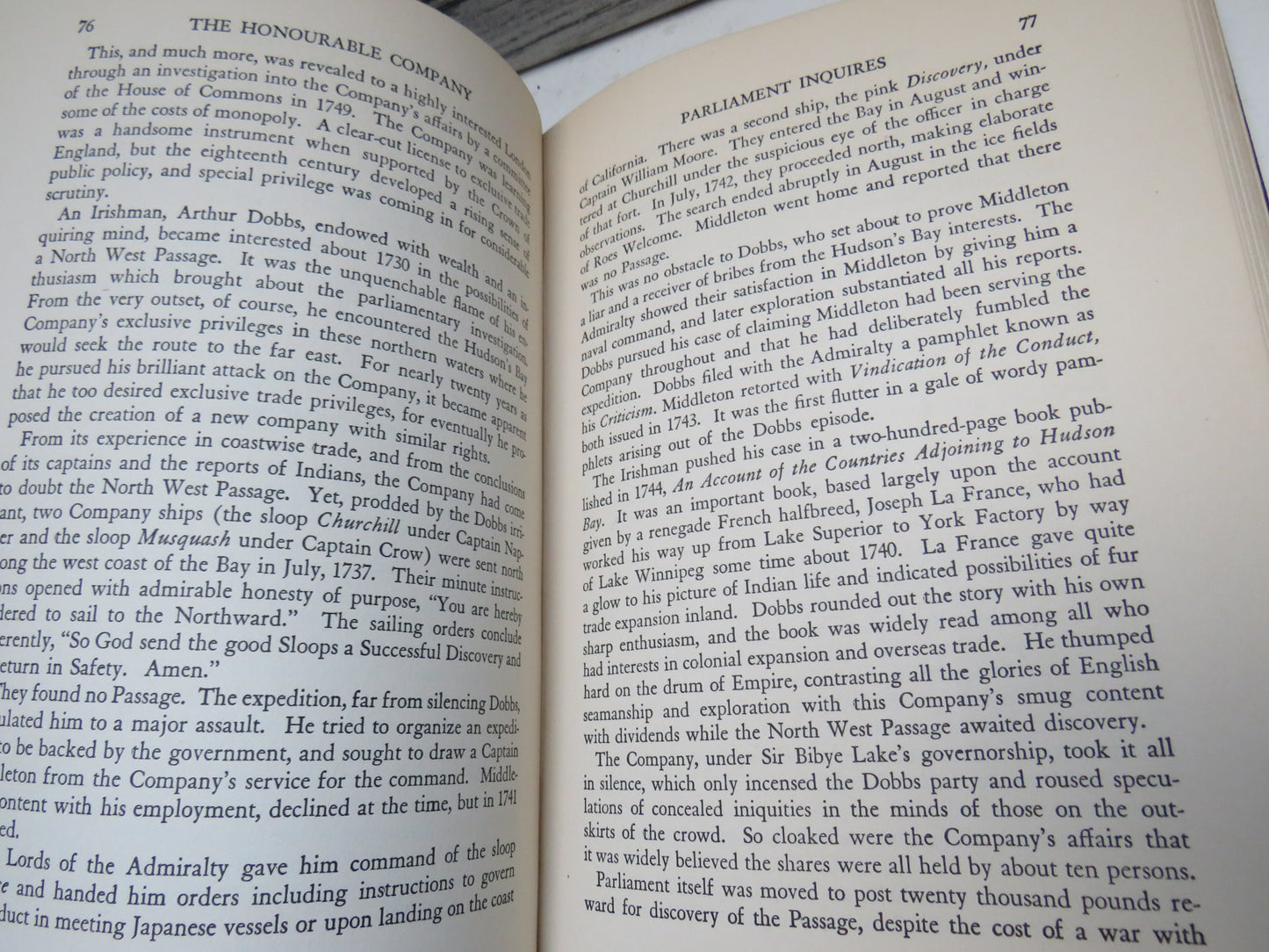 The Honourable Company A History of The Hudson's Bay Company By Douglas MacKay 1936