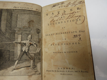 The Tatler: Or, Lucubrations of Isaac Bickerstaff Vol II 1772 book image 7