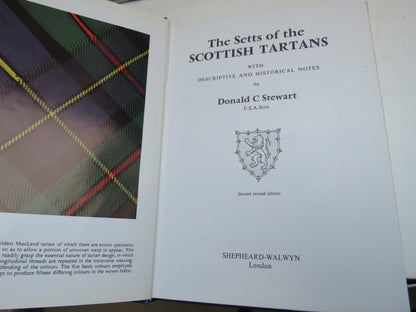 The Setts of the Scottish Tartans With Descriptive and Historical Notes By Donald C Stewart 1977 book image 4