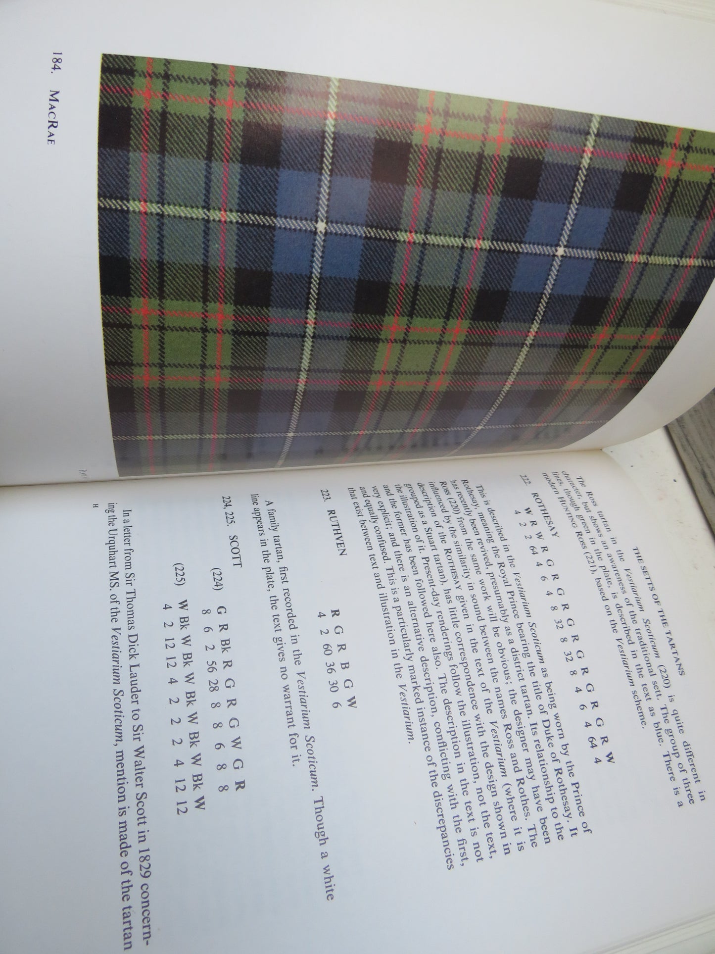 The Setts of the Scottish Tartans With Descriptive and Historical Notes By Donald C Stewart 1977