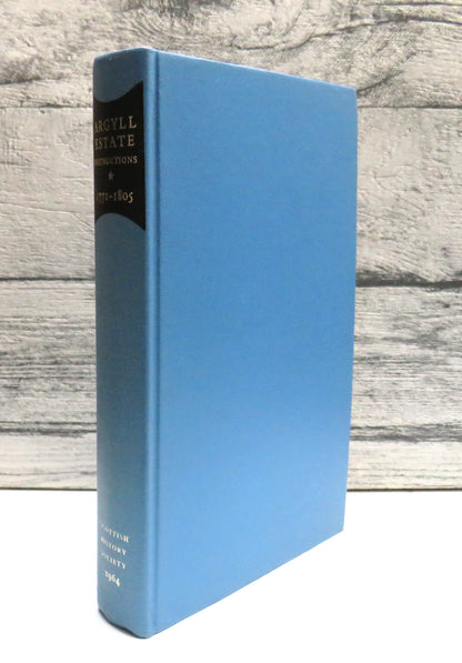 Argyll Estate Instructions Mull, Morvern, Tiree 1771-1805 Edited by Eric R. Cregeen 1964 book front cover