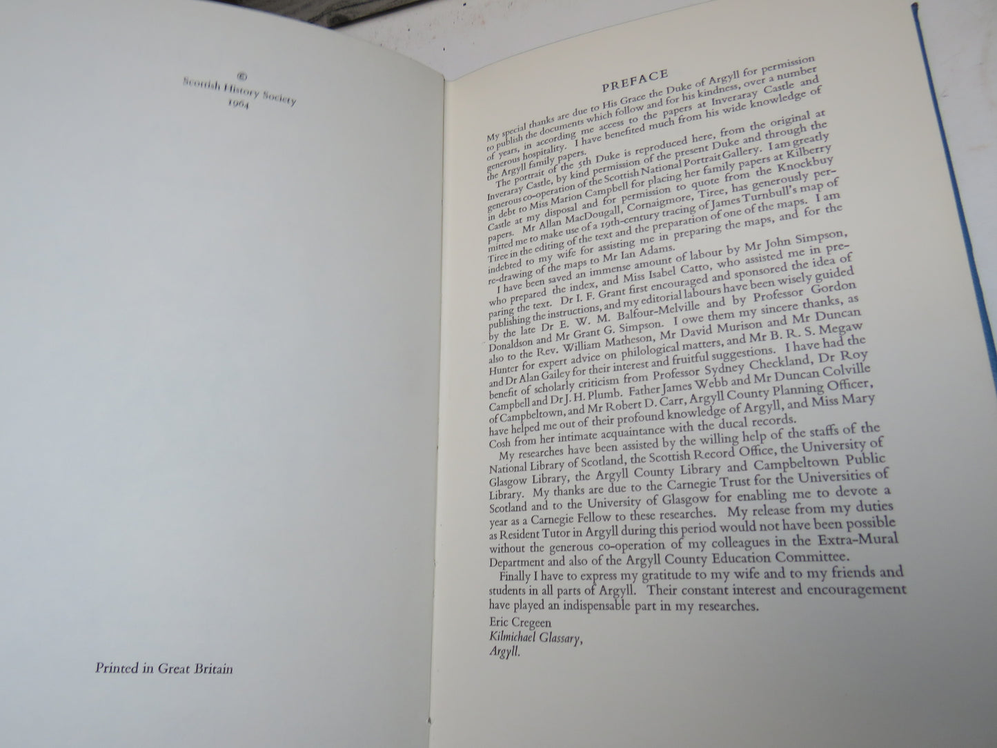 Argyll Estate Instructions Mull, Morvern, Tiree 1771-1805 Edited by Eric R. Cregeen 1964