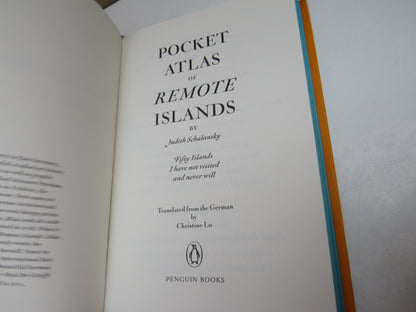 Pocket Atlas of Remote Islands by Judith Schalansky, Penguin Book book image 3