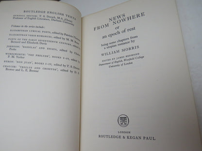News From Nowhere or an Epoch of Rest by William Morris, 1970 book image 4