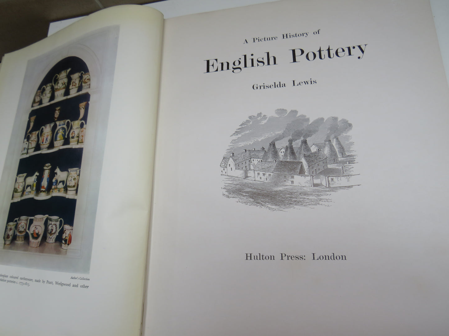 A Picture History of English Pottery by Griselda Lewis, 1956
