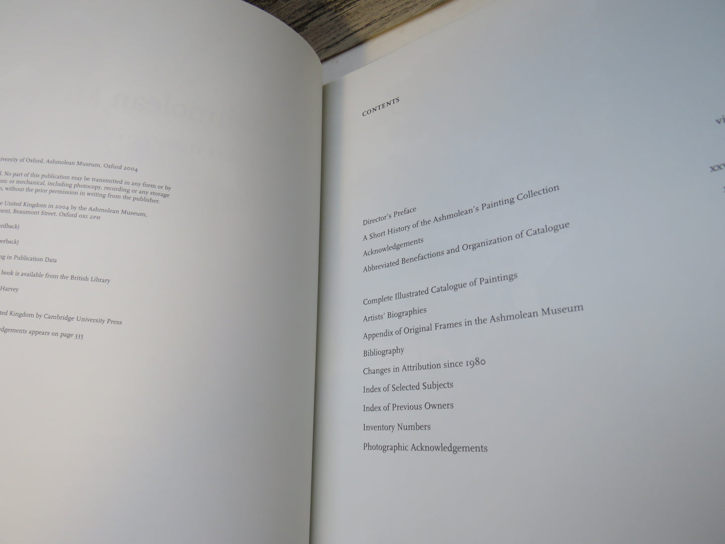 The Ashmolean Museum Complete Illustrated Catalogue of Paintings 2004