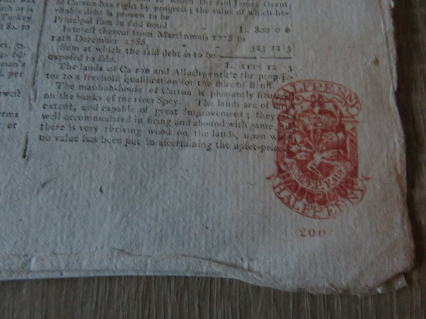 The Aberdeen Journal December 11th 1786 Original Antique Newspaper