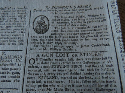 The Aberdeen Journal December 11th 1786 Original Antique Newspaper book image 6