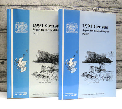 1991 Census Report For Highland Region Part 1 & 2 book front cover