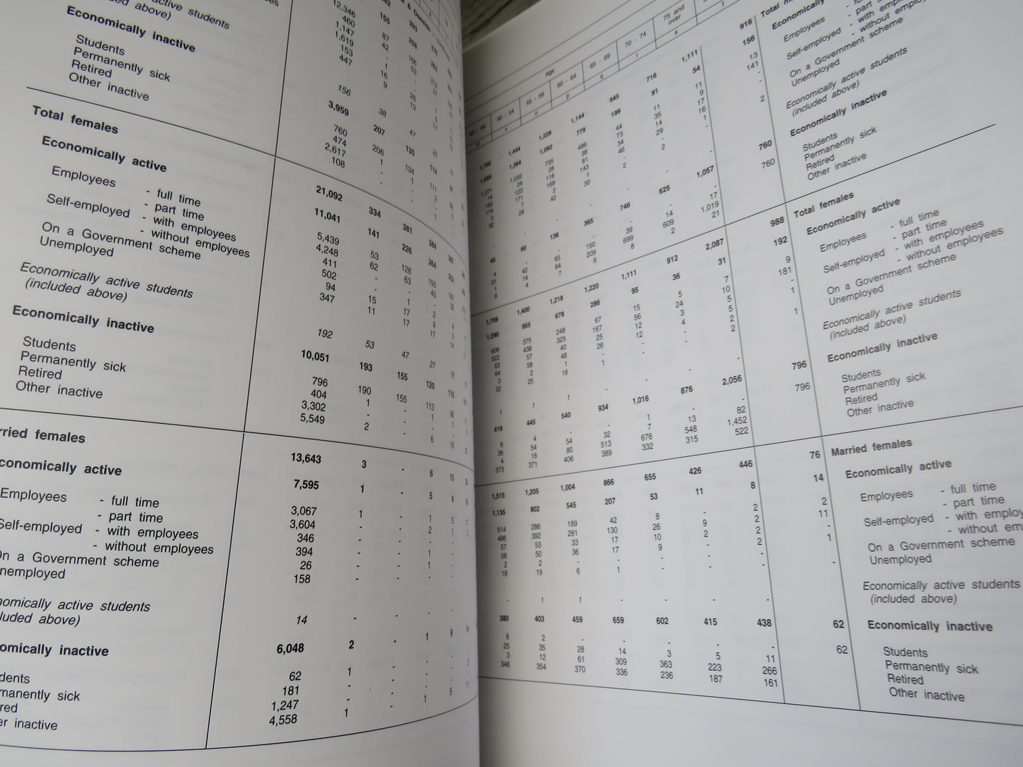 1991 Census Report For Grampian Region Parts 1 & 2