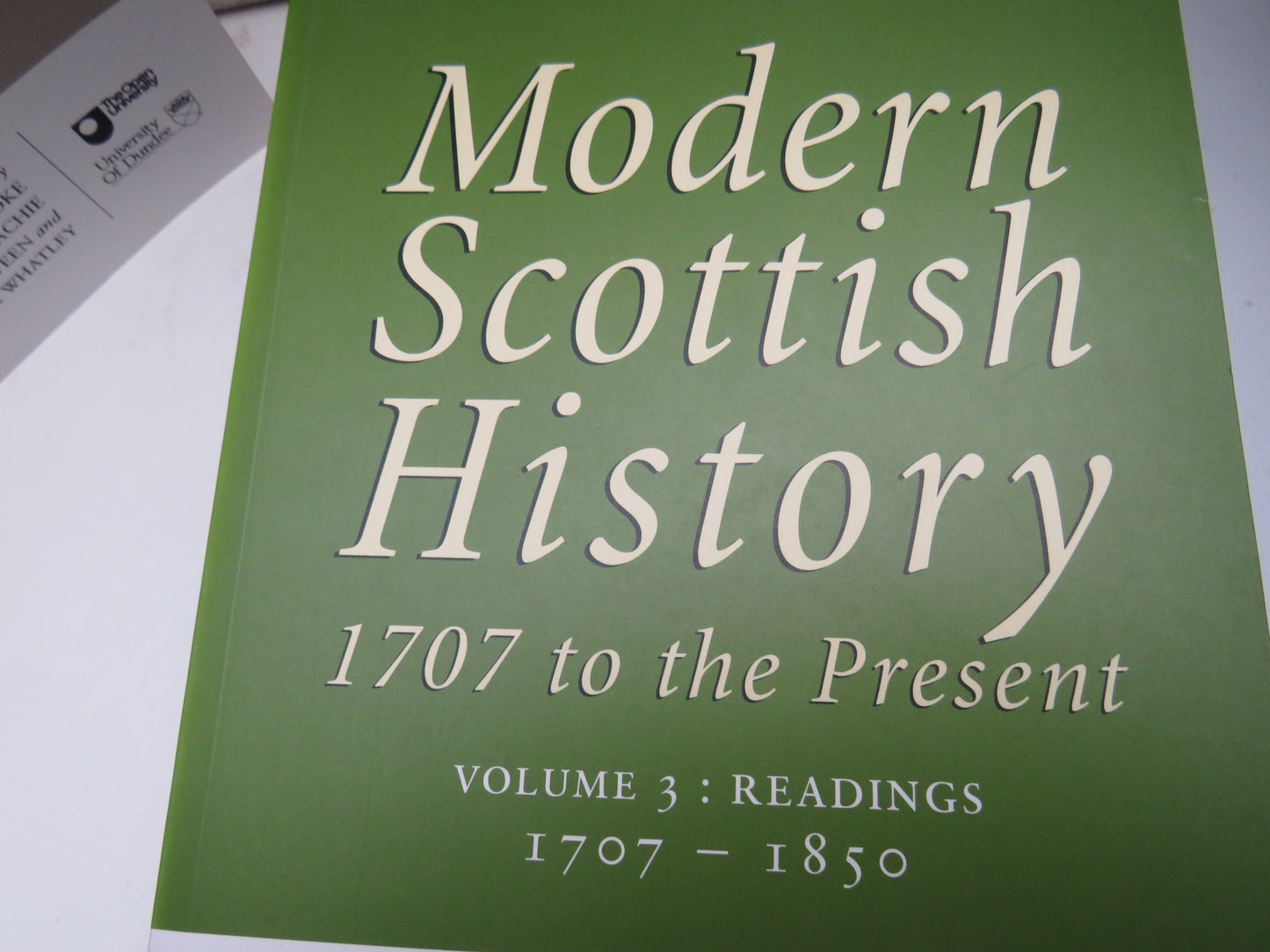 Modern Scottish History 1707 To Present 5 Volume Set 1998