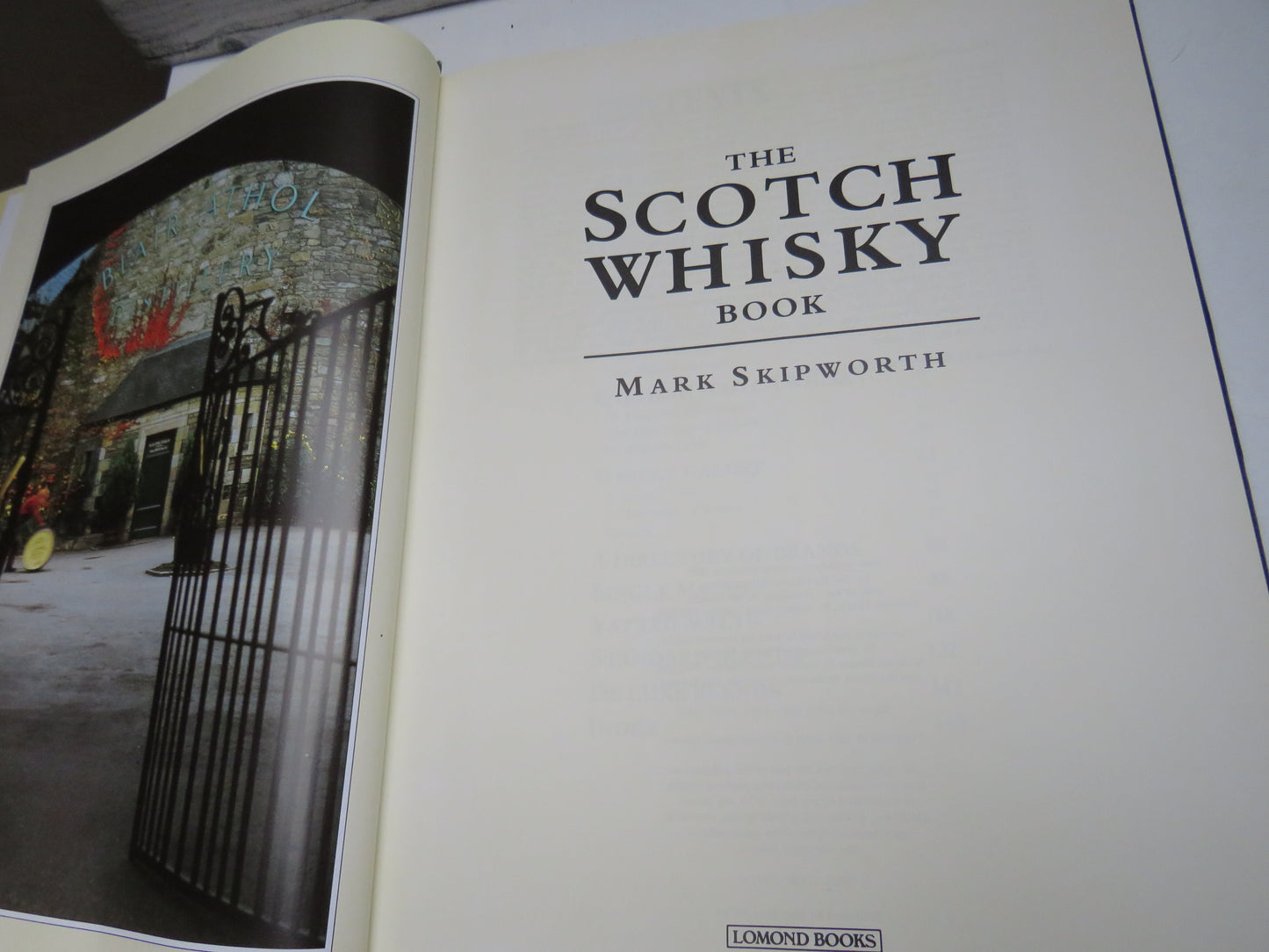 The Scotch Whisky Book By Mark Skipworth 1996