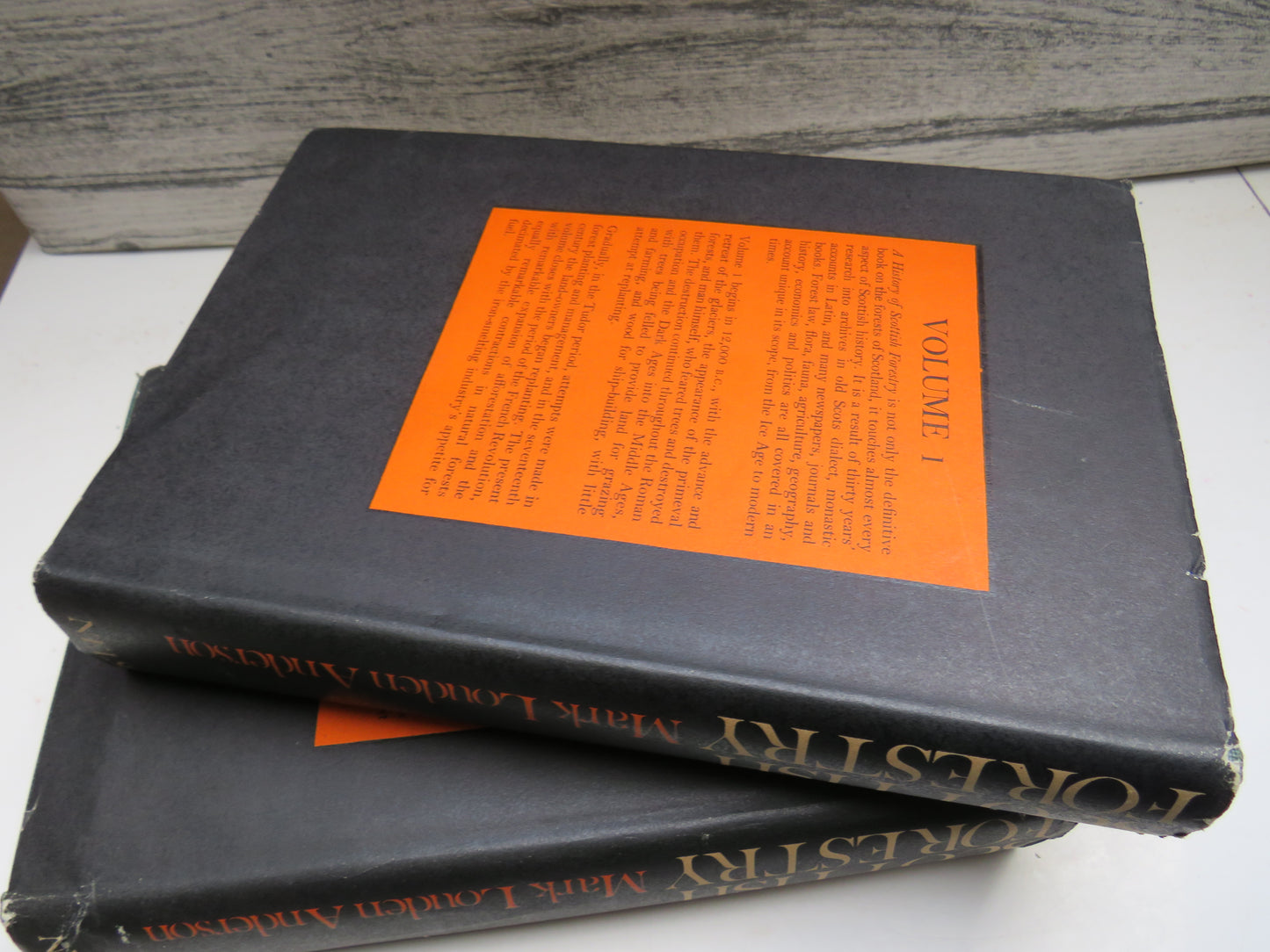 A History of Scottish Forestry By Mark Louden Anderson 2 Volume Set 1967
