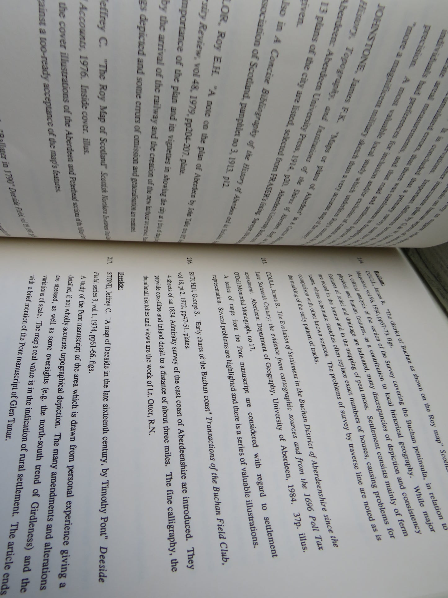 The Historical Cartography of Scotland By J.N. Moore 1991