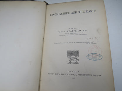 Lincolnshire and the Danes By the Rev G.S. Streatfeild 1884