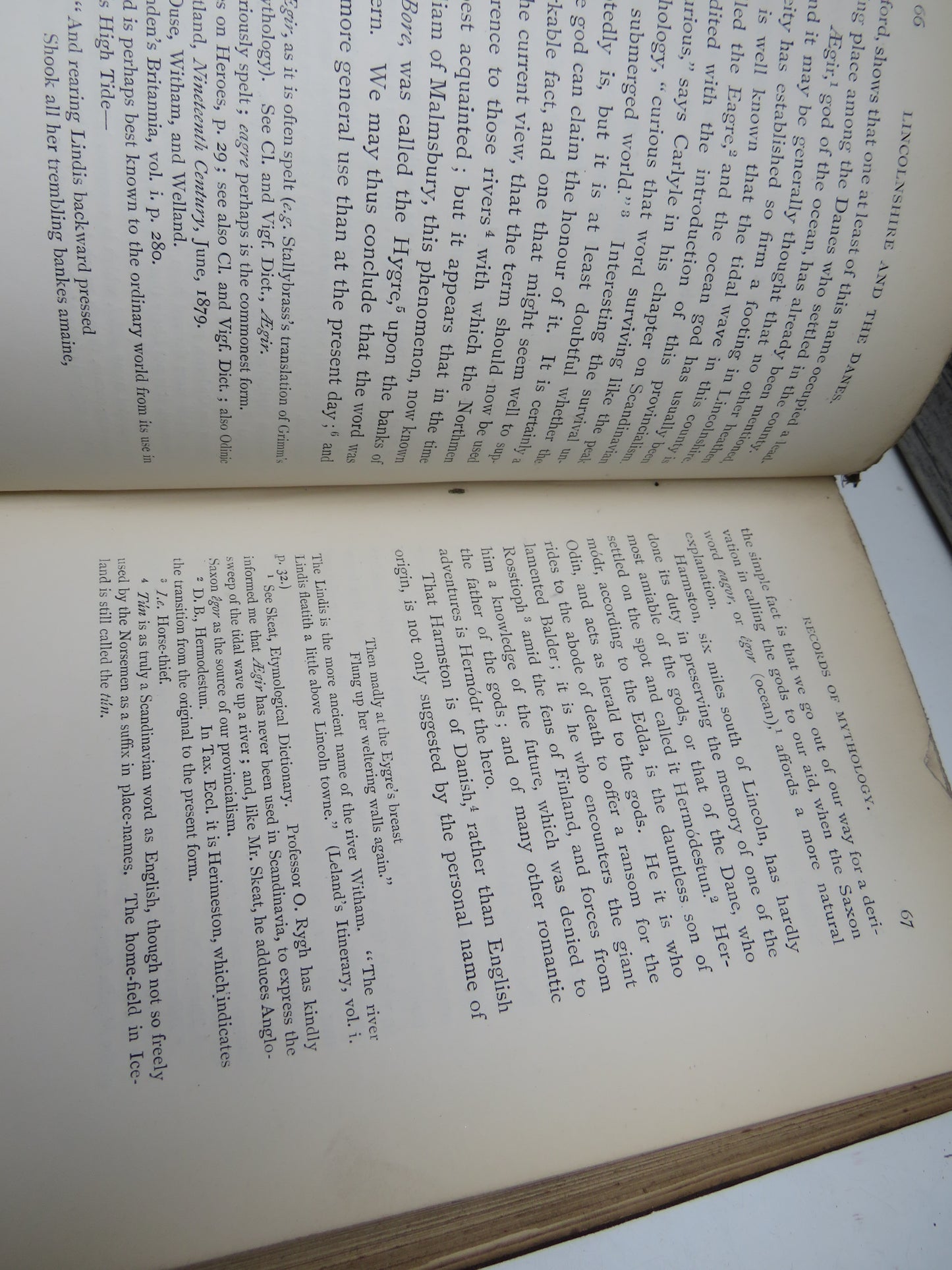 Lincolnshire and the Danes By the Rev G.S. Streatfeild 1884