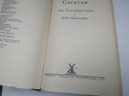 Caravan The Assembled Tales of John Galsworthy 1928 book image 3