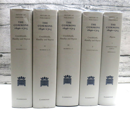 The History of Parliament The House of Commons 1690-1715 (2002 5 Volume Set) book front cover