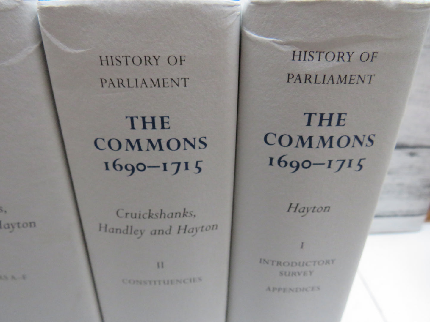 The History of Parliament The House of Commons 1690-1715 (2002 5 Volume Set)