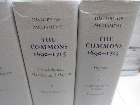 The History of Parliament The House of Commons 1690-1715 (2002 5 Volume Set)