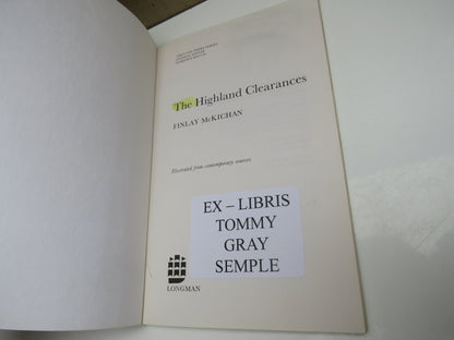 Then & There The Highland Clearances by Finlay McKichan, 1979 book image 3