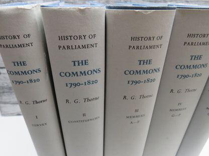 The History of Parliament The House of Commons 1790-1820 By R.G. Thorne 1986 5 Volume Set book image 3