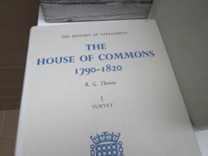 The History of Parliament The House of Commons 1790-1820 By R.G. Thorne 1986 5 Volume Set book image 4
