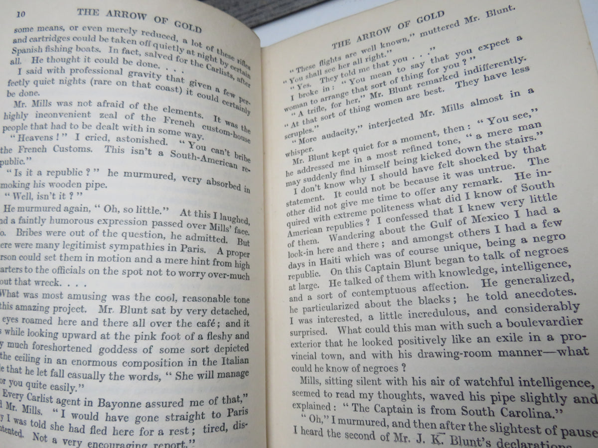 The Arrow of Gold A Story Between Two Notes By Joseph Conrad 1919 1st Edition book image 5