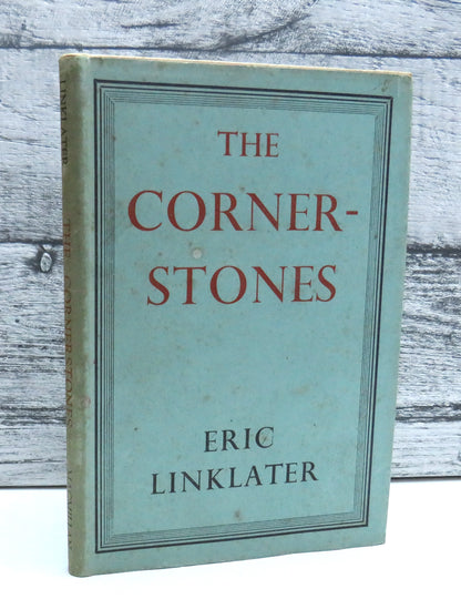 The Cornerstones A Conversation In Elysium By Eric Linklater 1942 book front cover