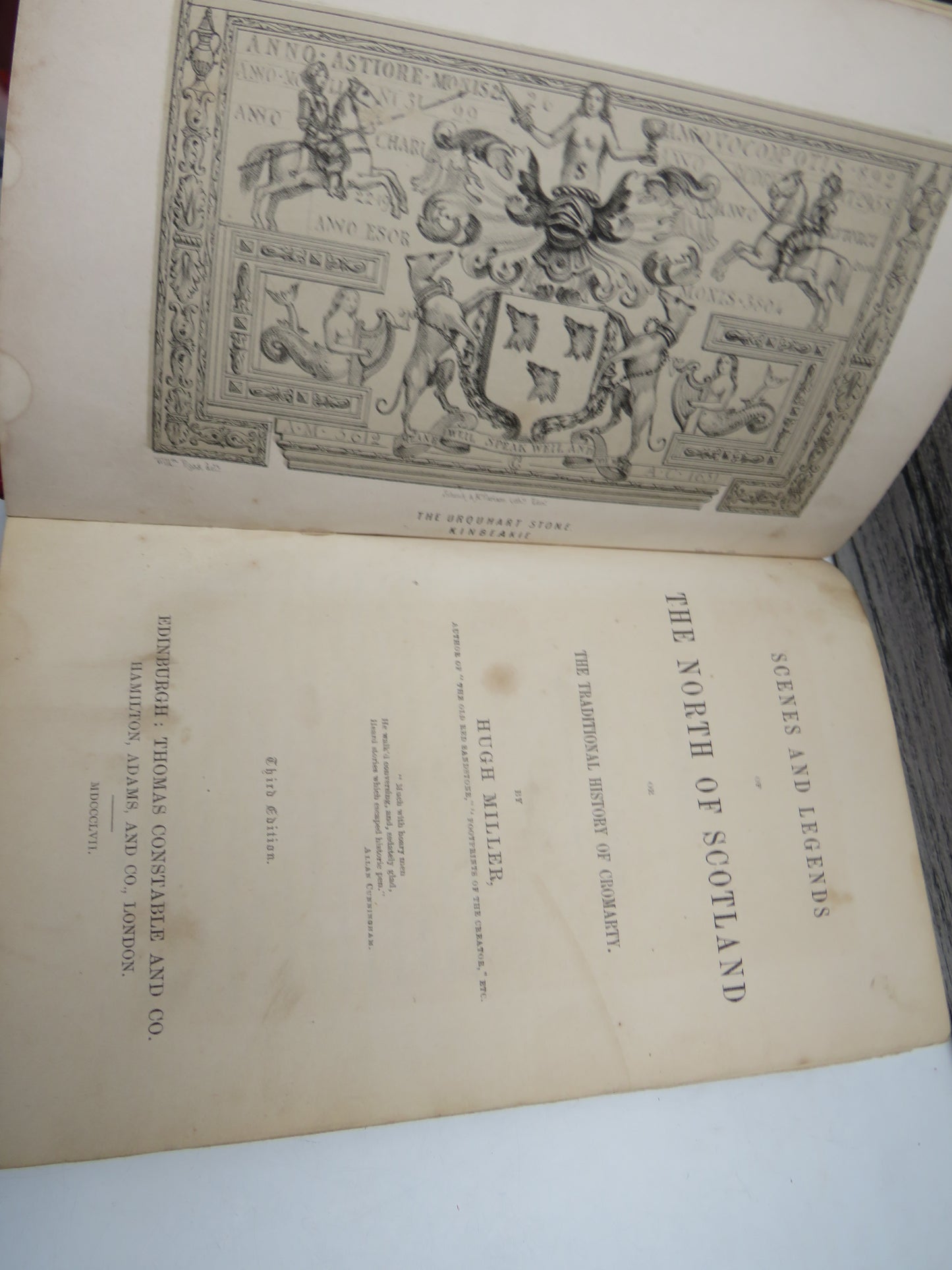 Scenes and Legends of the North of Scotland Or The Traditional History of Cromarty By Hugh Miller