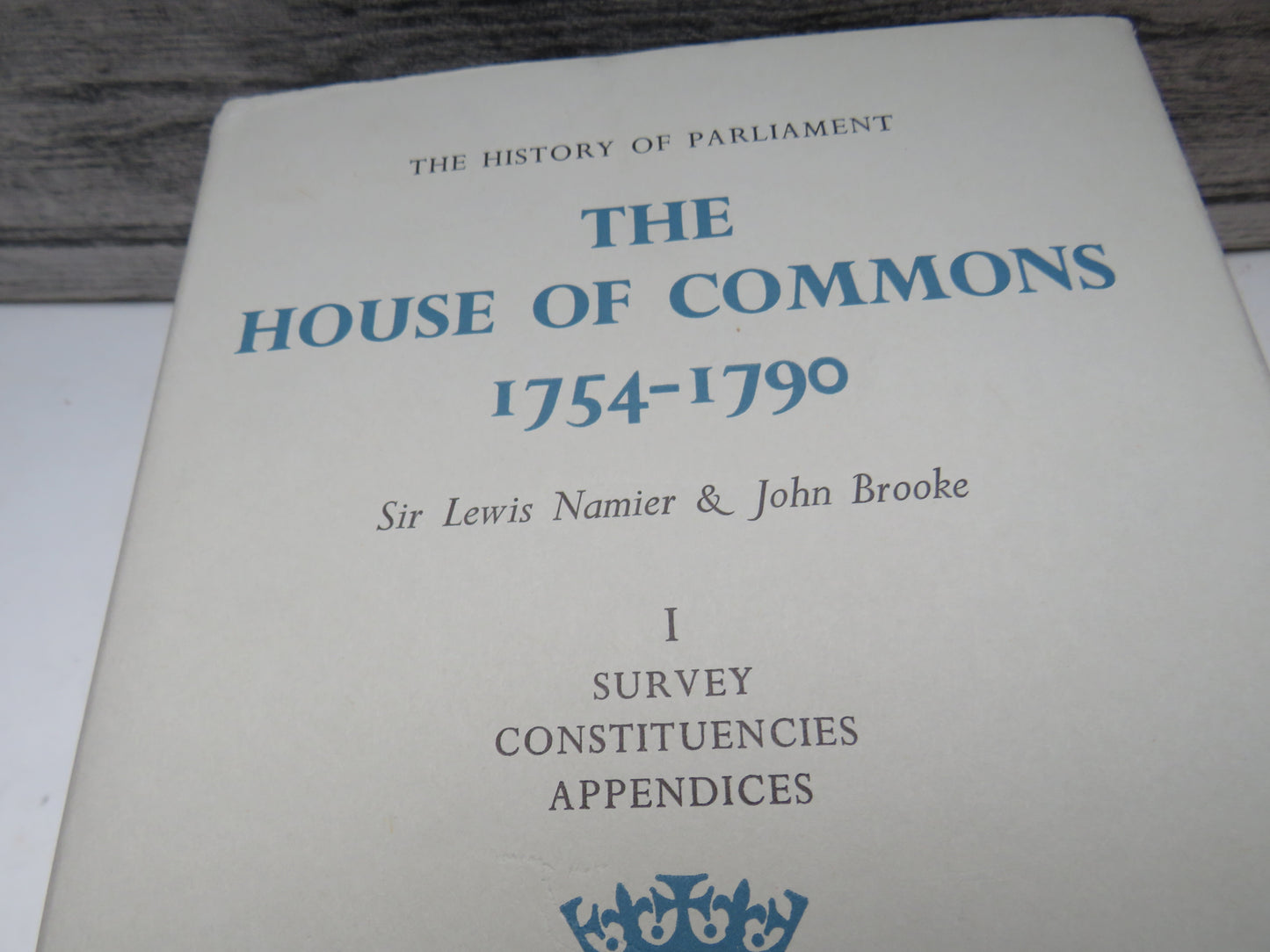 The History of Parliament The House of Commons 1754-1790 By Sir Lewis Namier & John Brooke 1985 3 Volume Set
